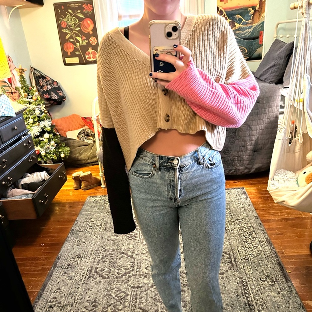 Forever 21 color block sweater